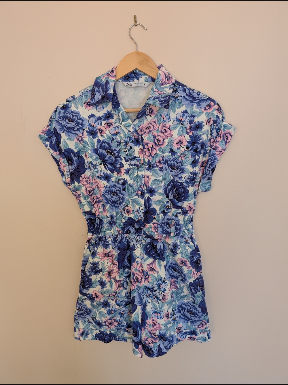 Floral Short Sleeve Romper